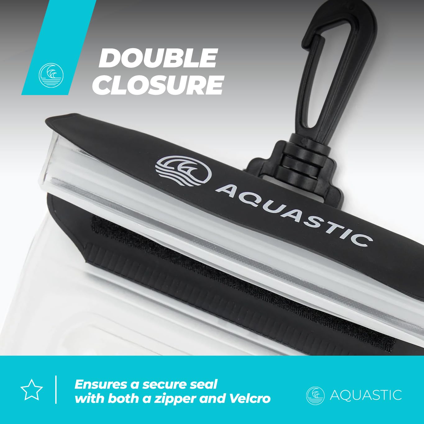 AQUASTIC Étui Étanche Flottant Téléphone IPX8 SUP Kayak