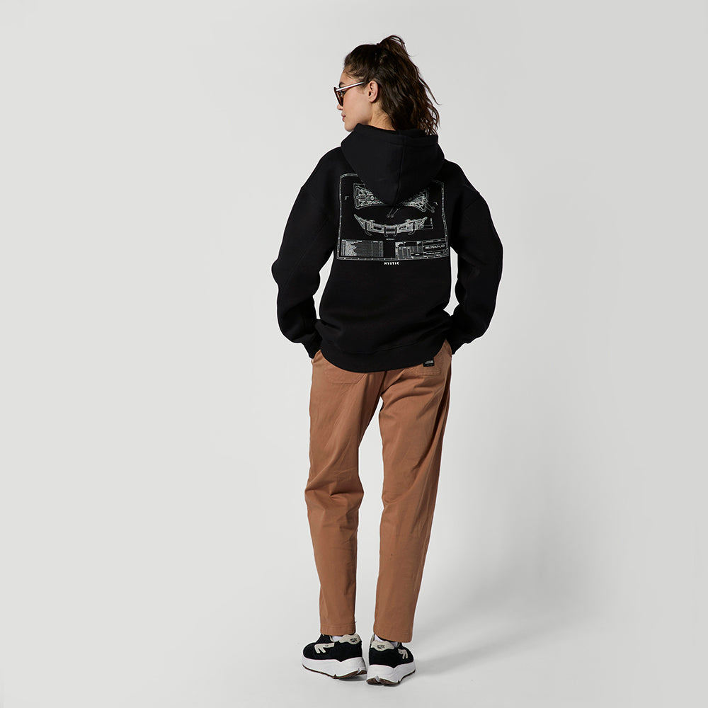 Mystic Concept SB1 Sweat Capuche Noir molleton coton