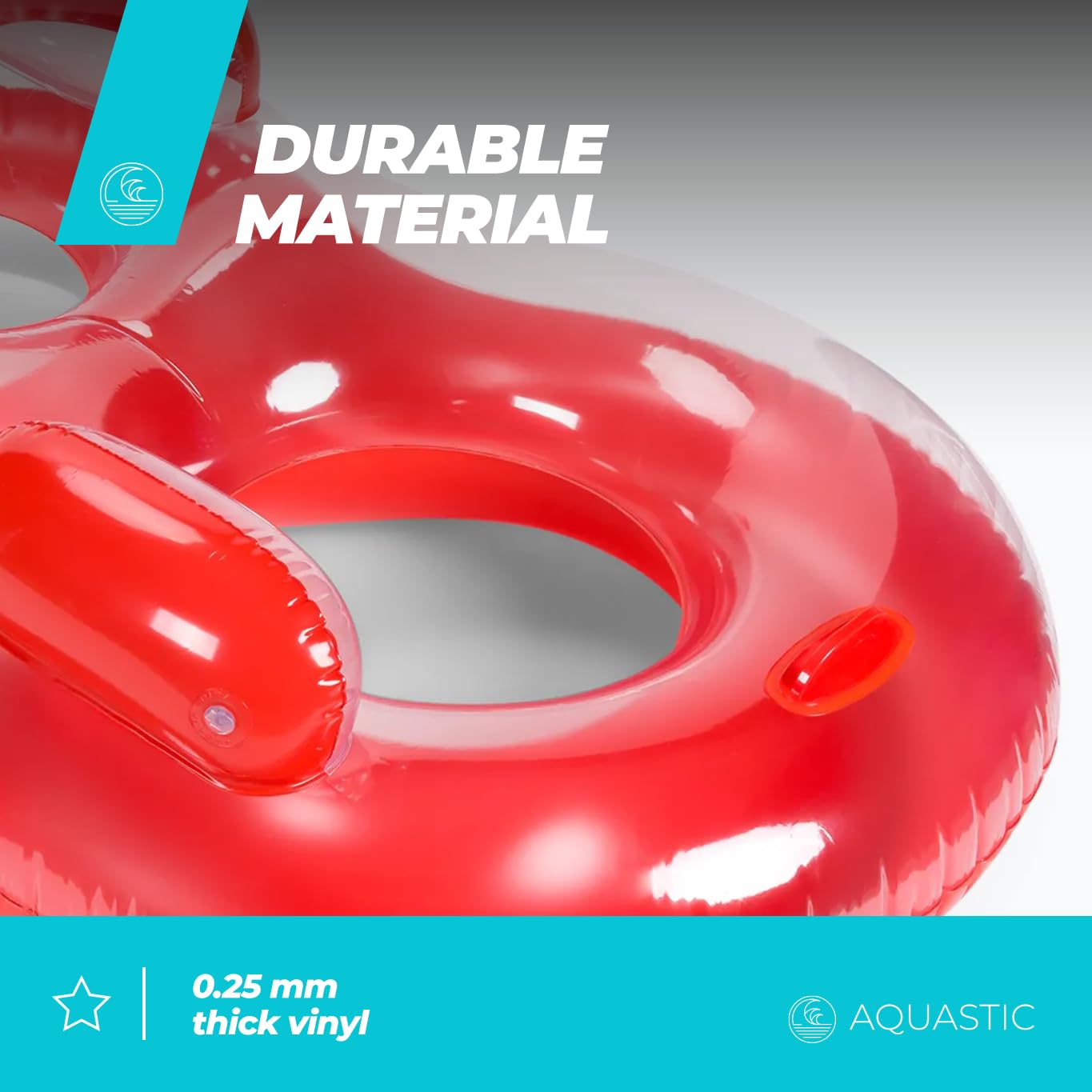 AQUASTIC ASR-175R flotteur gonflable double rouge