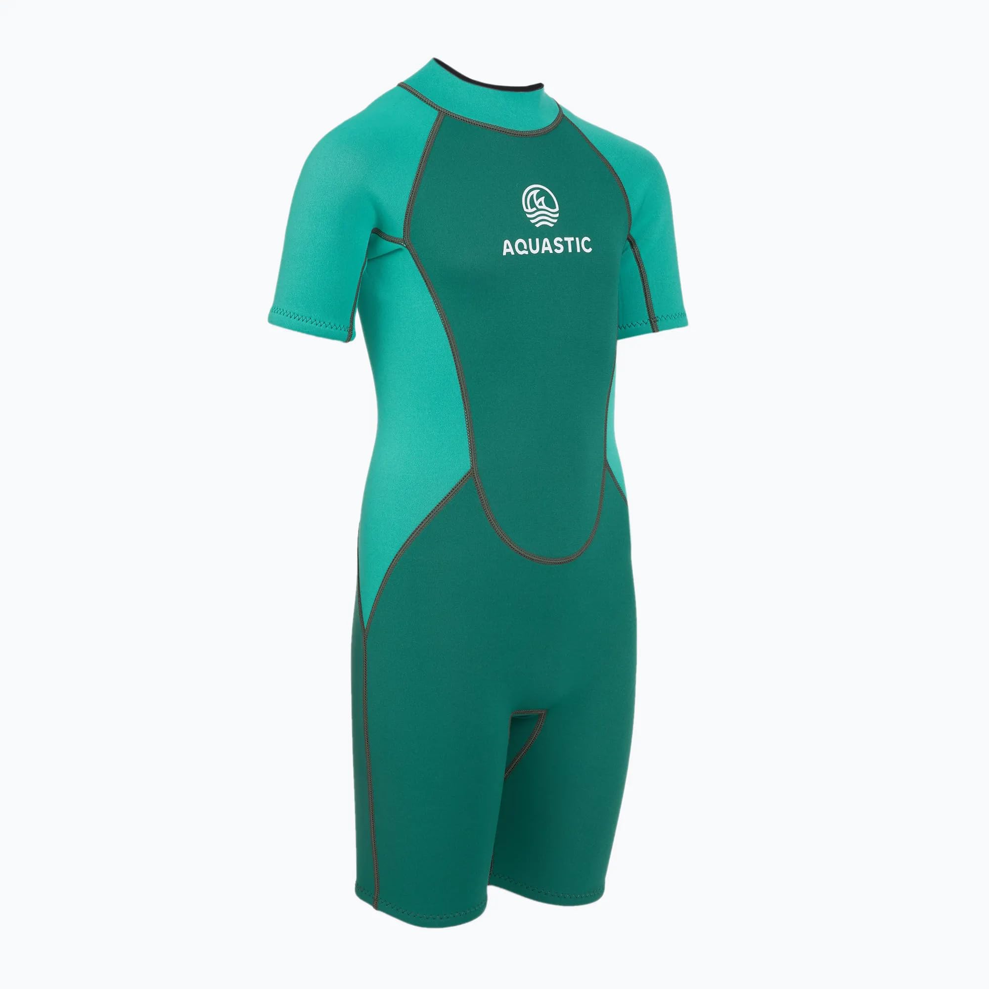 AQUASTIC Wavey JRG shorty enfant turquoise 131-140 2 mm