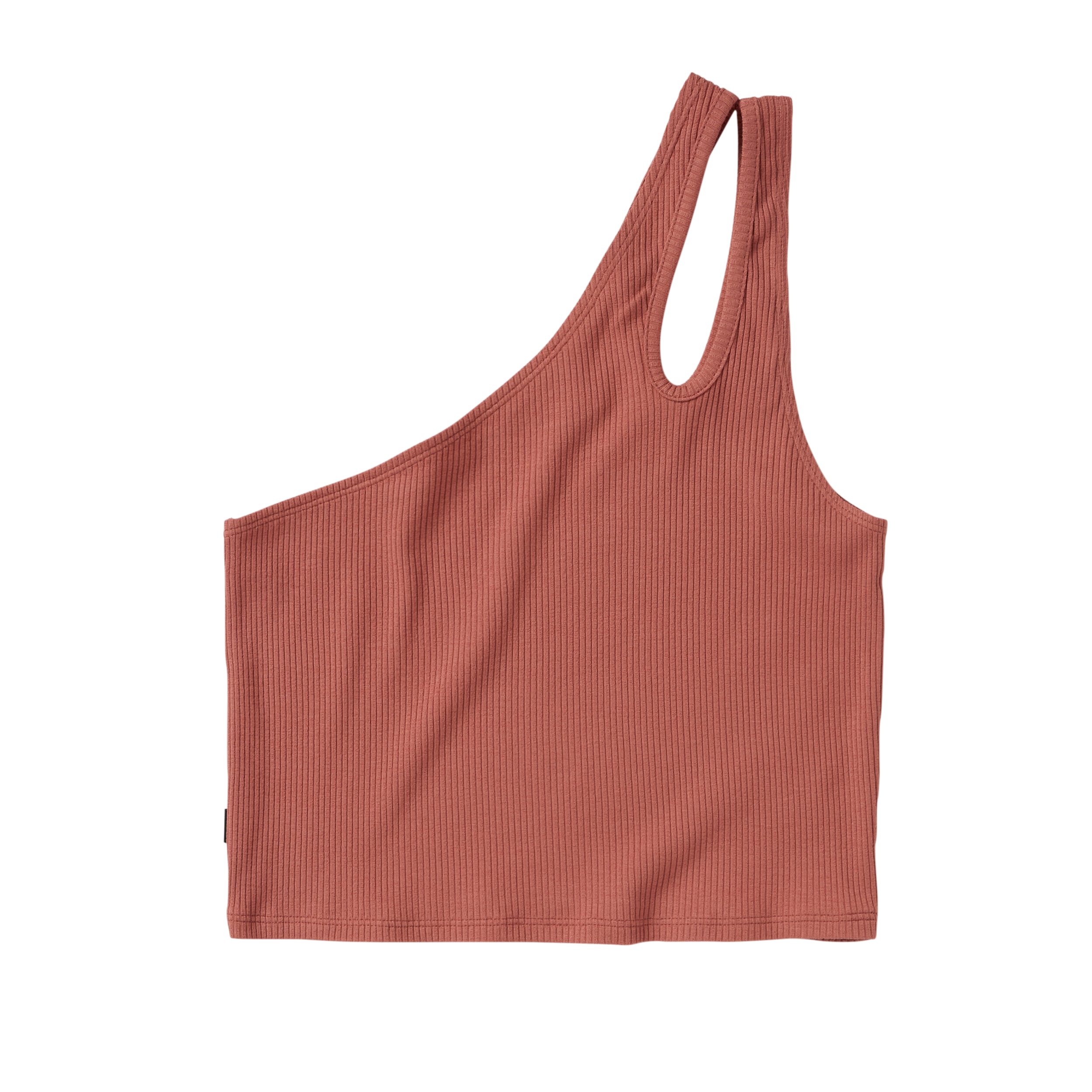 Mystic Evoke top femme asymétrique noir côtelé