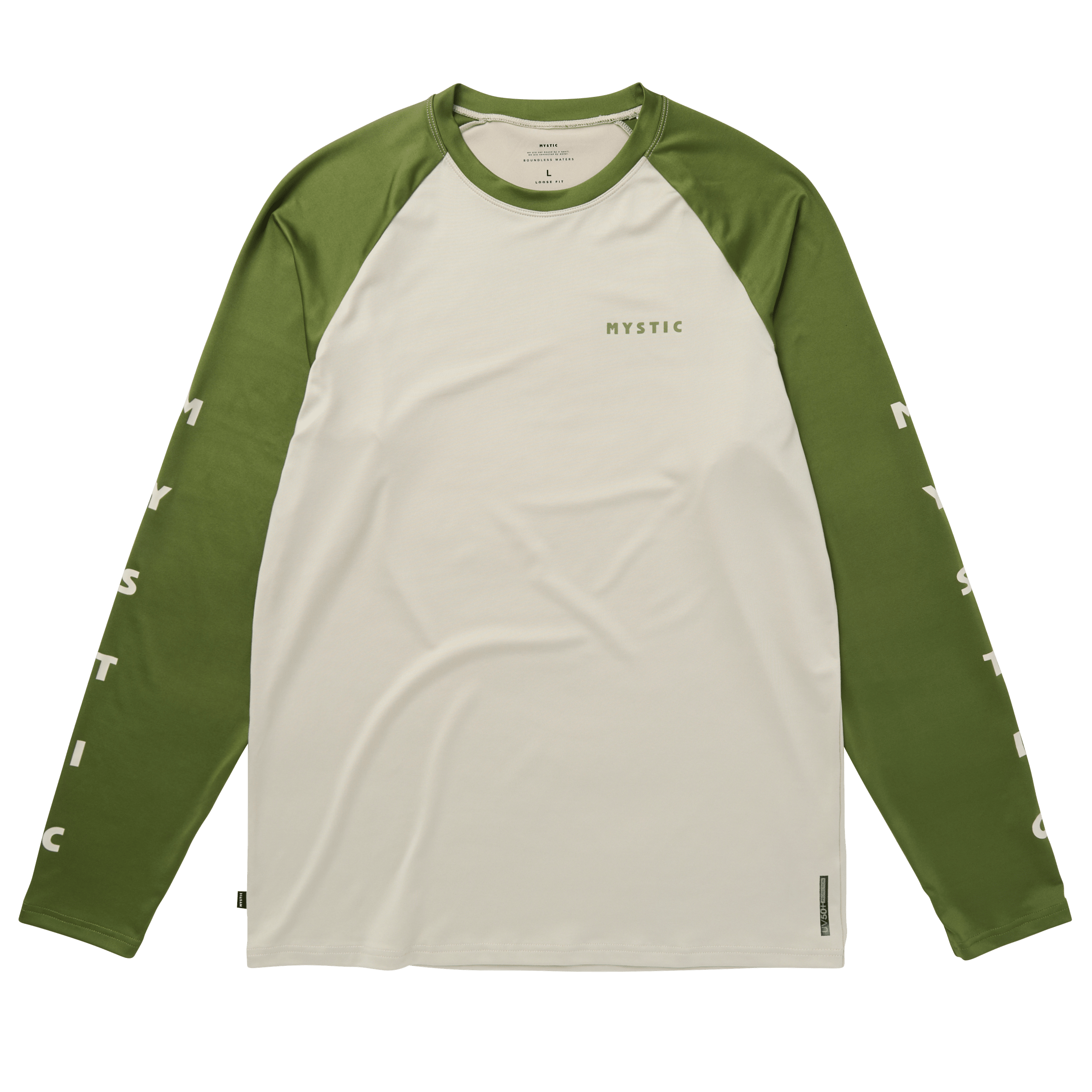 Mystic Bolt L/S Quickdry lycra homme blanc bleu