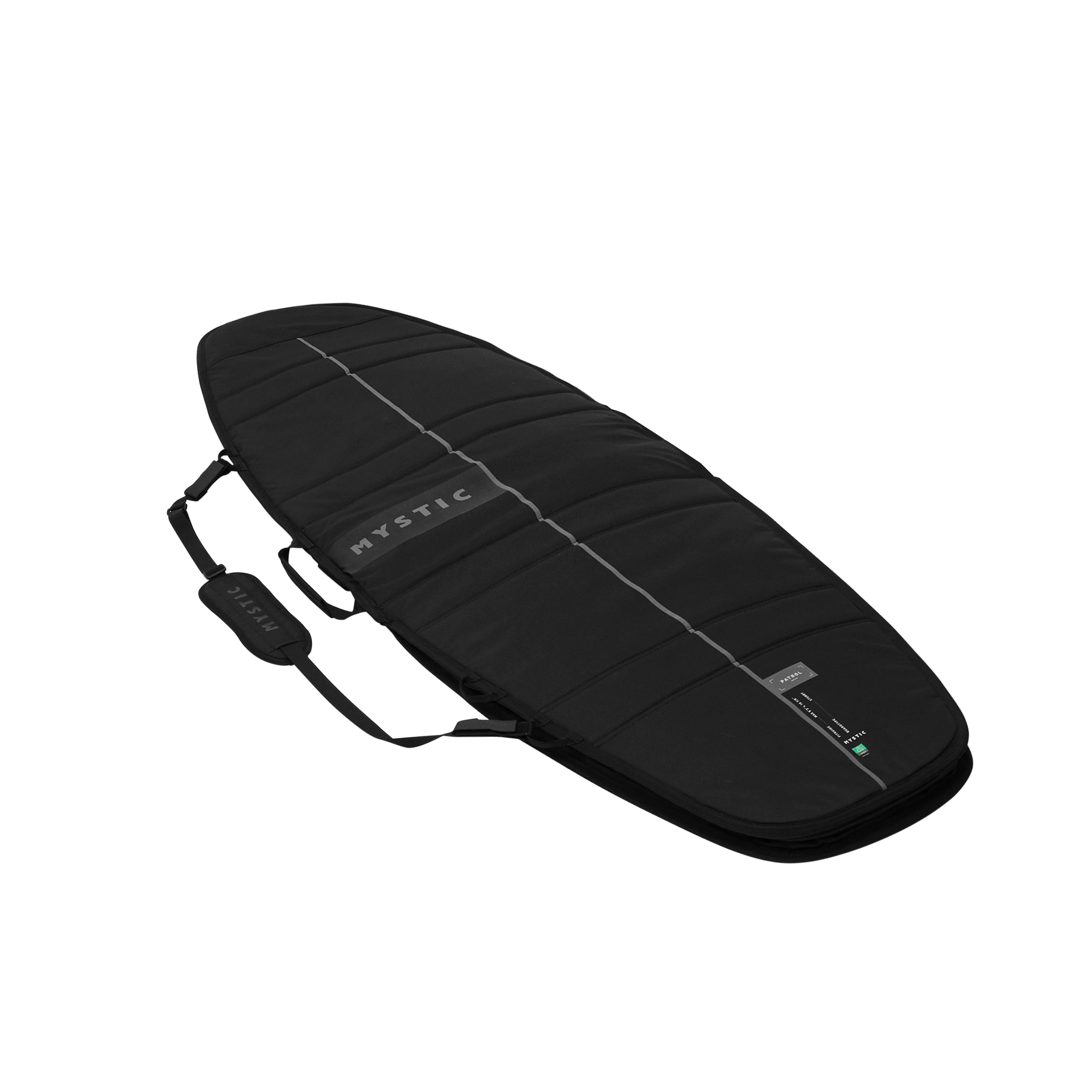 Mystic Patrol Day Cover Housse Surf Stubby 5.3ft Noir
