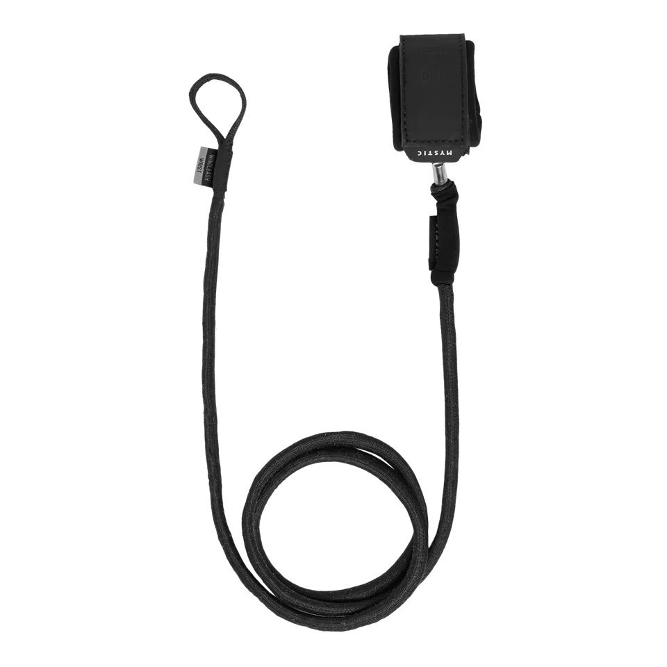 Mystic Wingleash Wrist Dyneema leash poignet noir