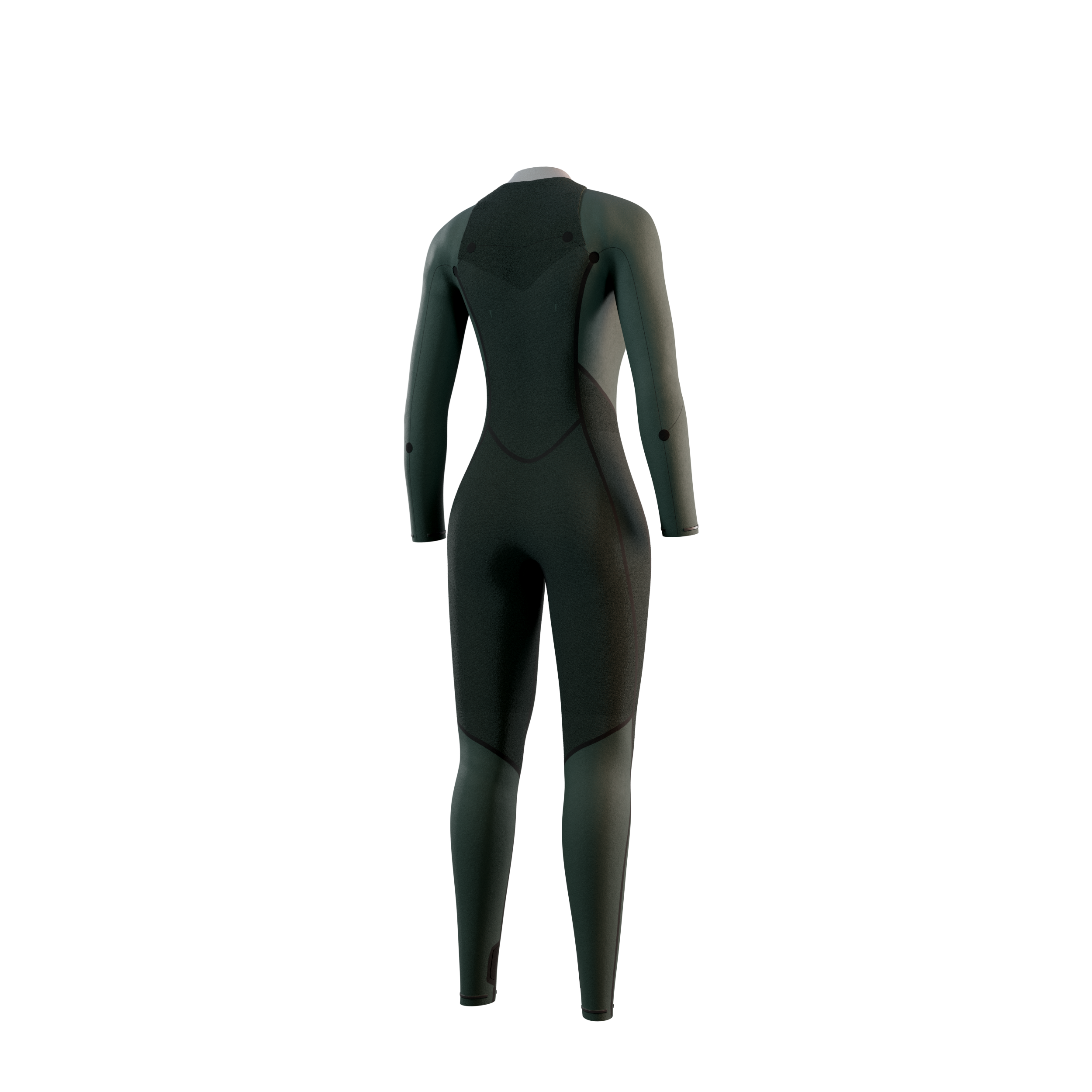 Mystic Haven Fullsuit 5/3mm Bzip combinaison femme M noir