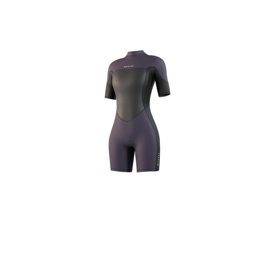 Mystic Brand Shorty 3/2mm Bzip combinaison femme stretch