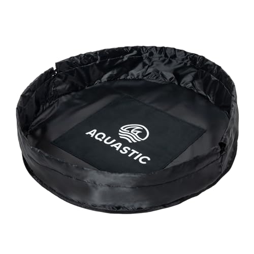 AQUASTIC Wintstick Tapis Sac Change 65 cm noir