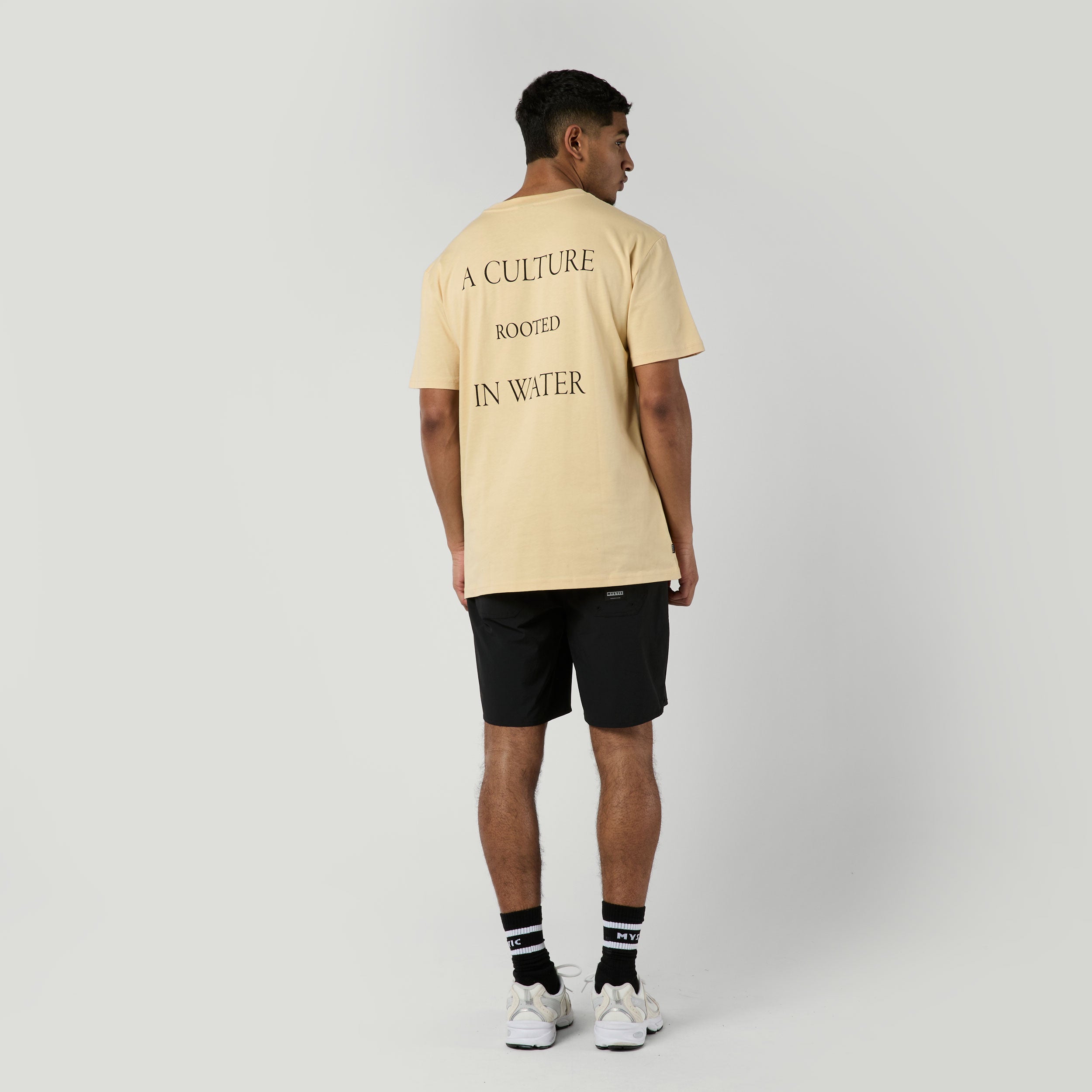 Mystic Approach Tee t-shirt Noir coton régulier