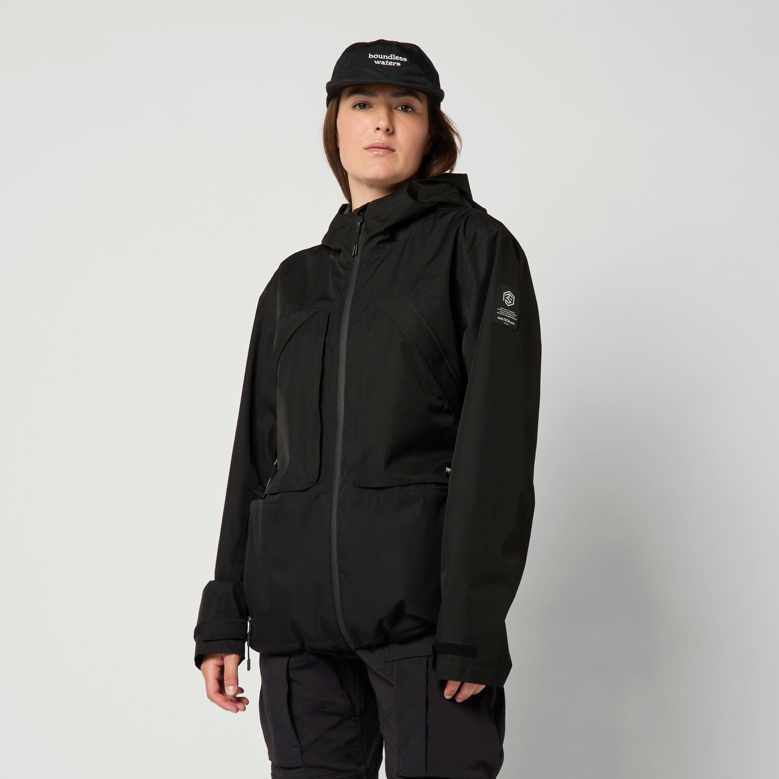 Mystic DTS veste pluie imperméable noire 10k