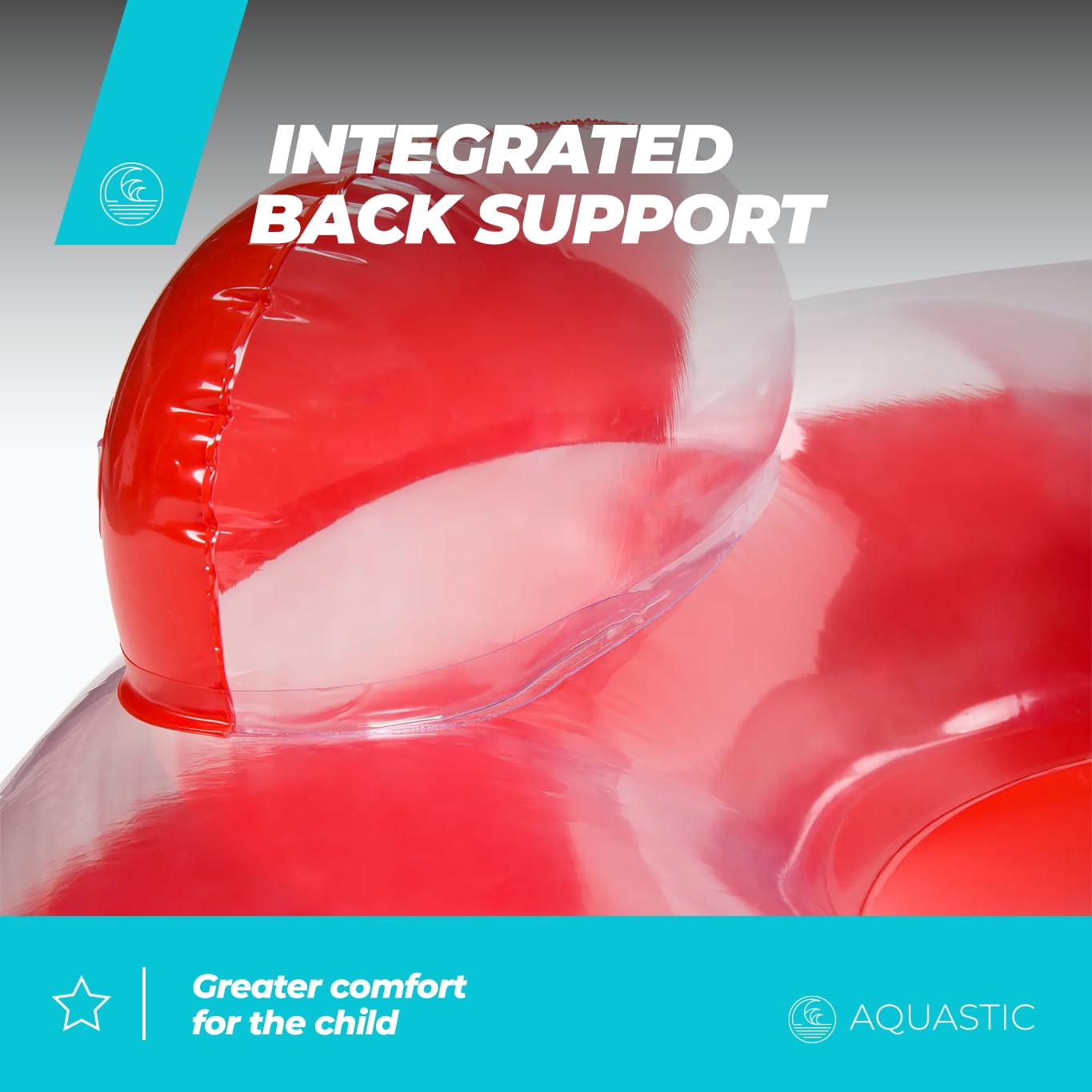 AQUASTIC ASR-175R flotteur gonflable double rouge