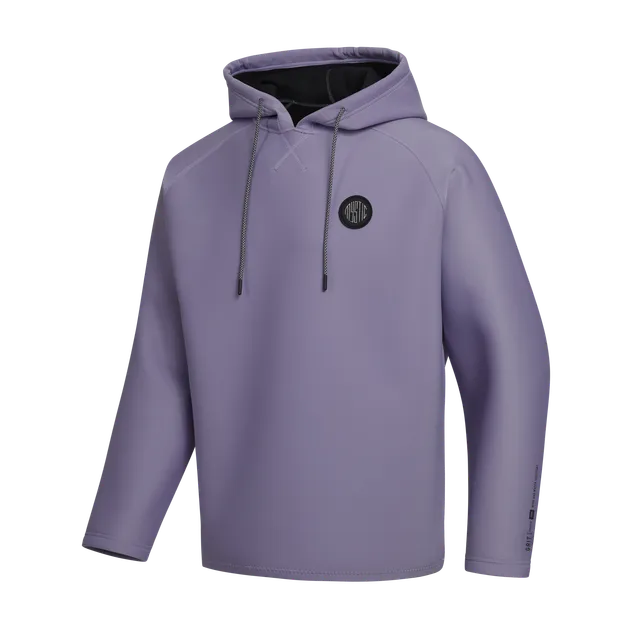 Mystic Grit Hoodie 2mm sweat néoprène noir coupe-vent