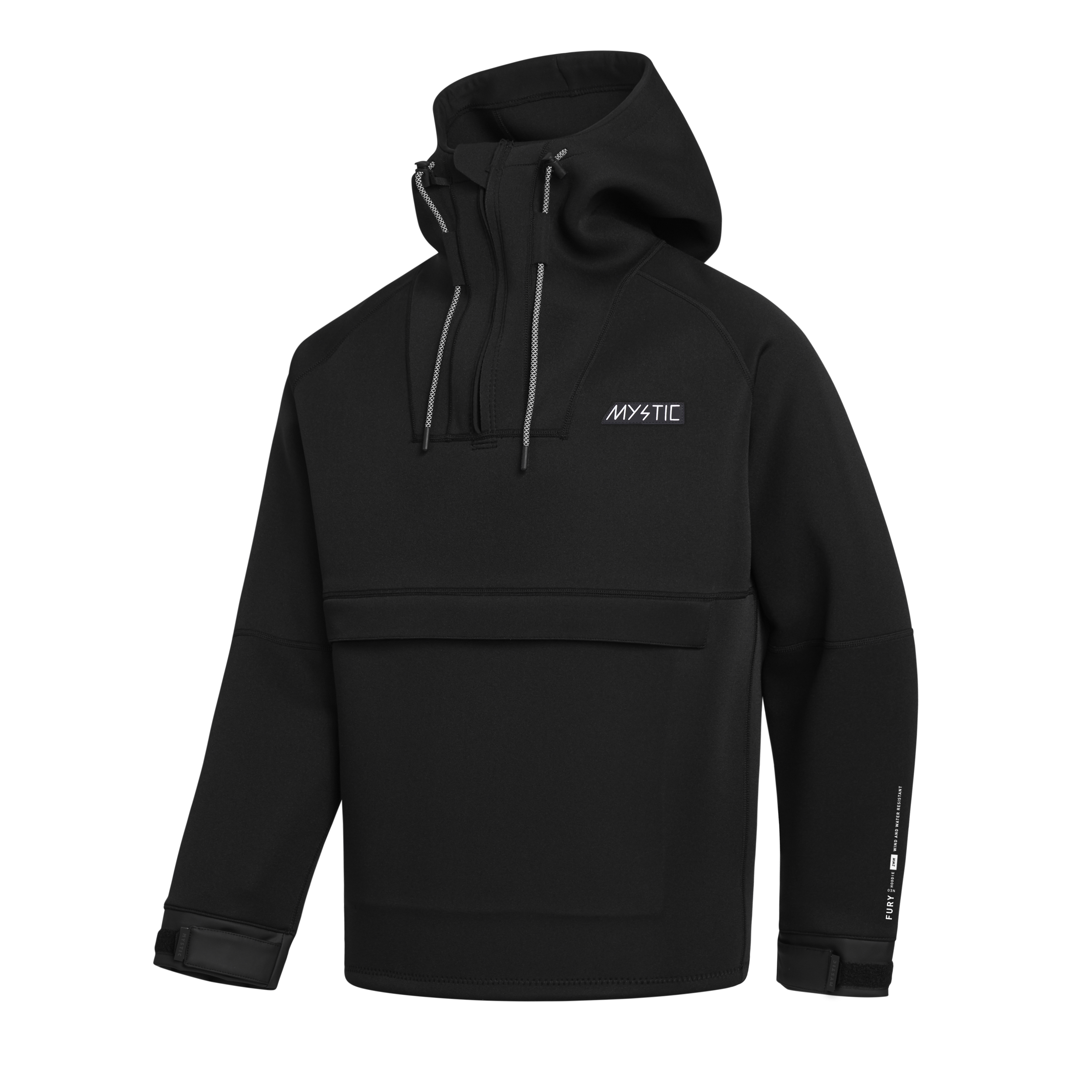 Mystic Fury Hoodie 3/2mm veste néoprène noir