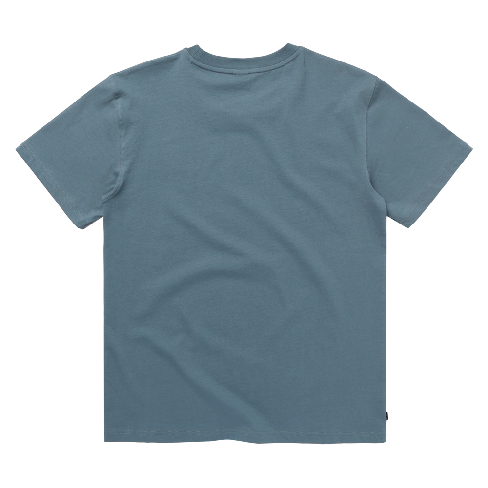 Mystic Center Tee t-shirt Tidal Blue coton oversize