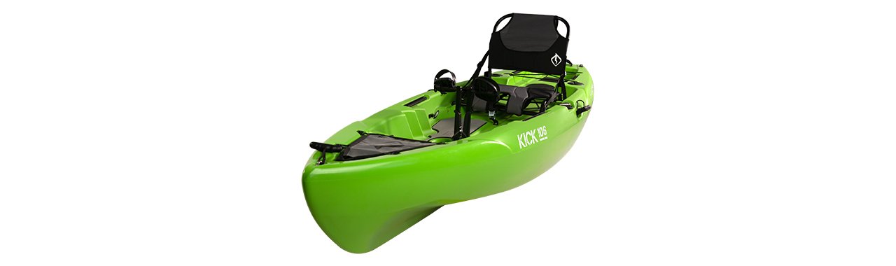 Lightning Kick 106 kayak à pédales Freedom Drive stable