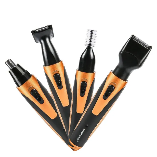 FLYBOO 4 en 1 tondeuse nez rechargeable 4 têtes