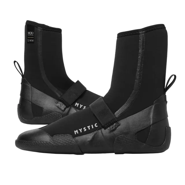 Mystic Roam Boot 5mm chaussons round toe noir