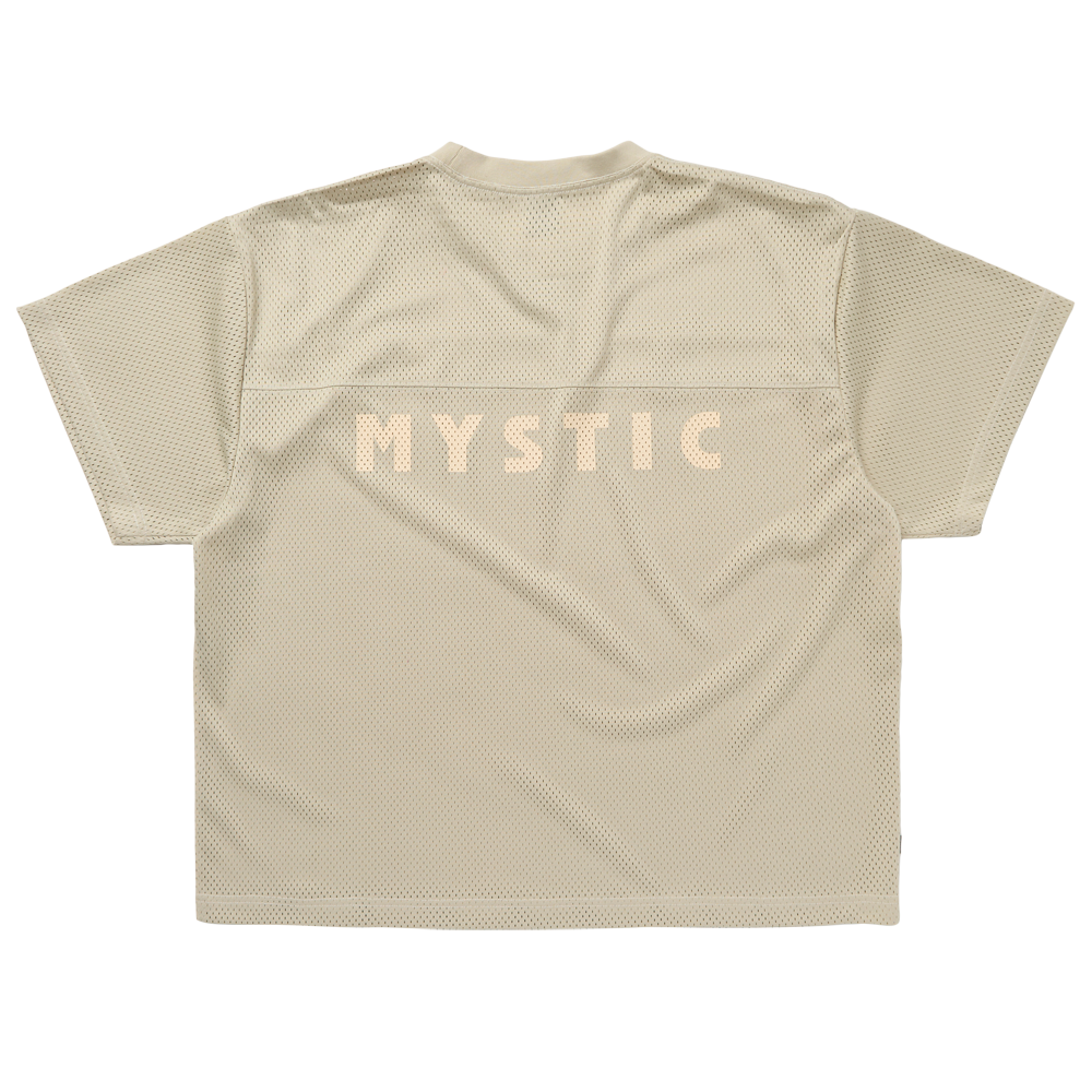 Mystic Relay Tee Sand t-shirt mesh respirant
