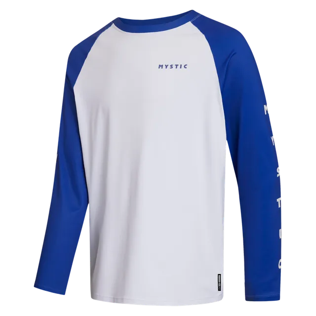 Mystic Bolt L/S Quickdry lycra homme blanc bleu