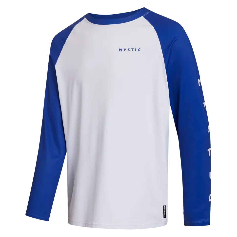 Mystic Bolt L/S Quickdry lycra homme blanc bleu