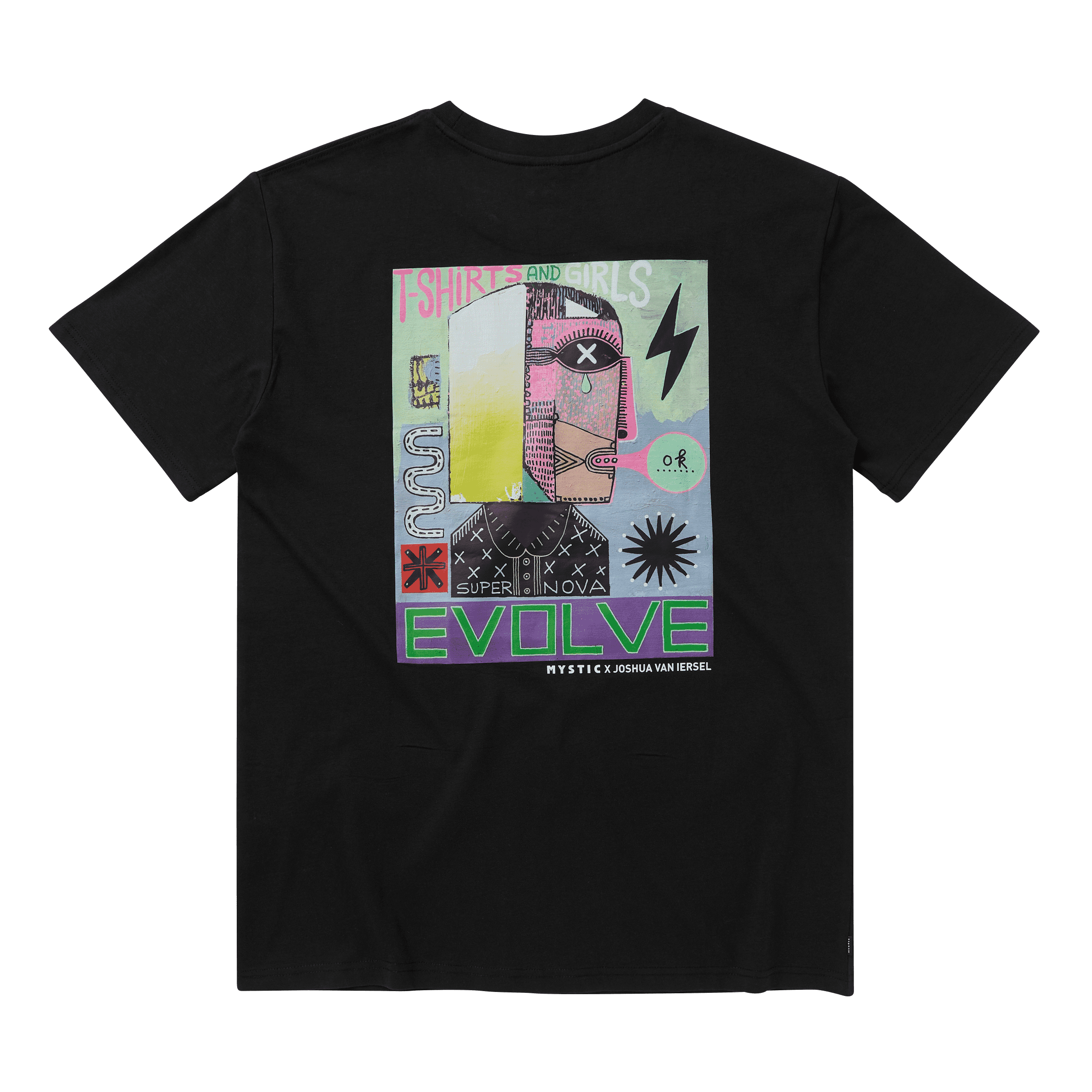 Mystic Groove Tee t-shirt noir coton