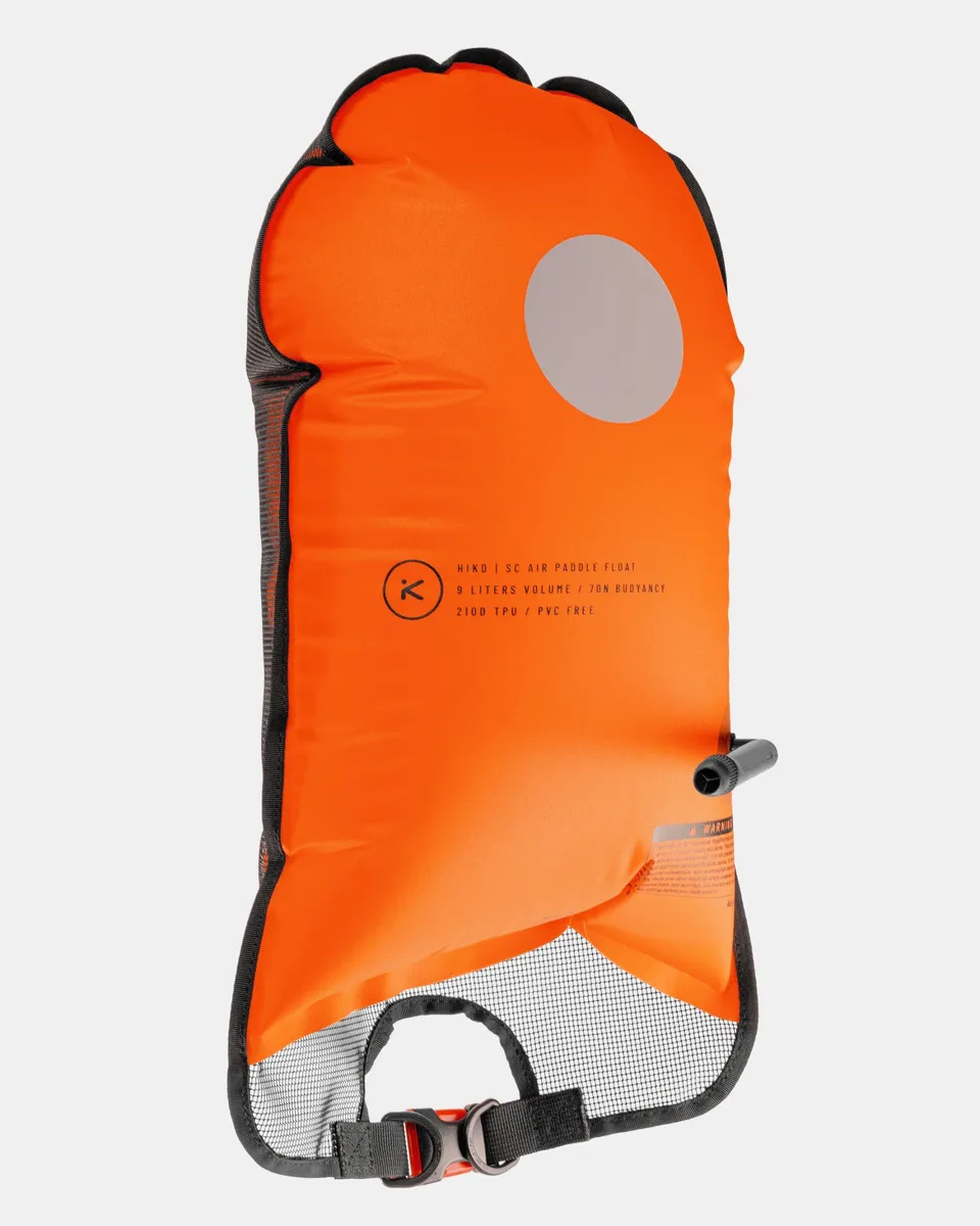 Hiko Air SC flotteur de pagaie gonflable orange 14 L sécu
