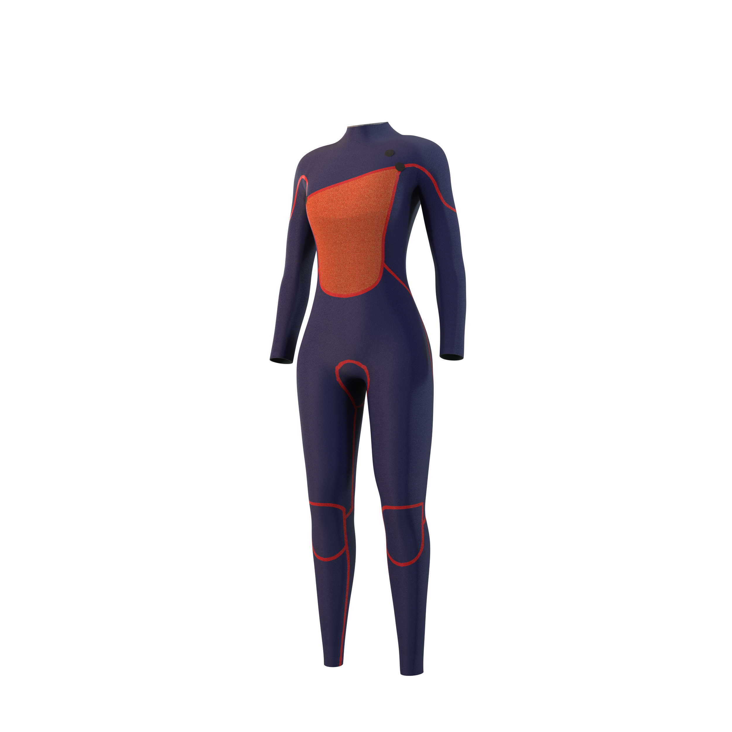 Mystic The One Fullsuit 3/2mm Zipfree combinaison femme noir