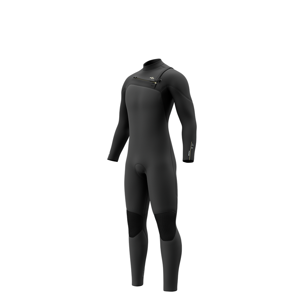 Mystic Motion Fullsuit 4/3 combinaison noire zip avant