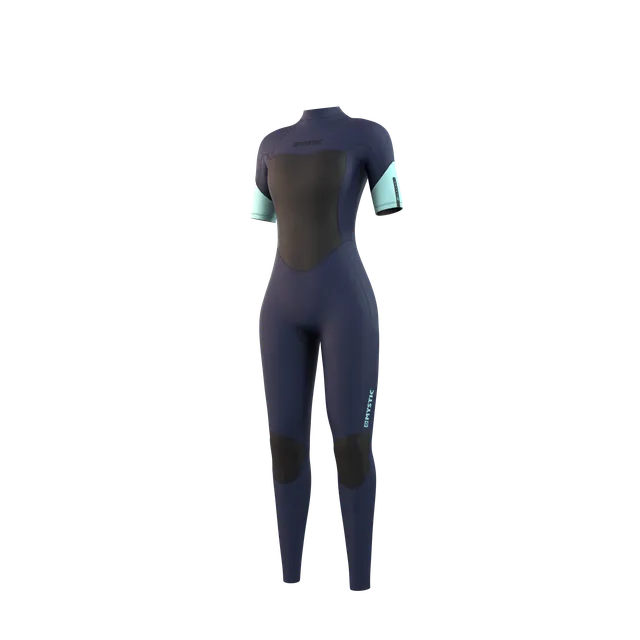 Mystic Brand Shortarm 3/2mm shorty femme bleu