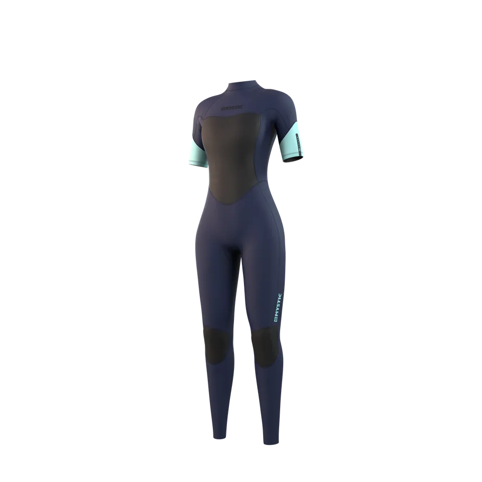 Mystic Brand Shortarm 3/2mm shorty femme bleu