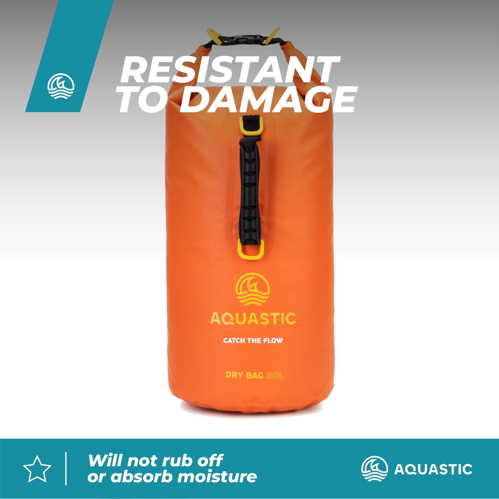 AQUASTIC Sac Étanche 20 L PVC 500D roll-top
