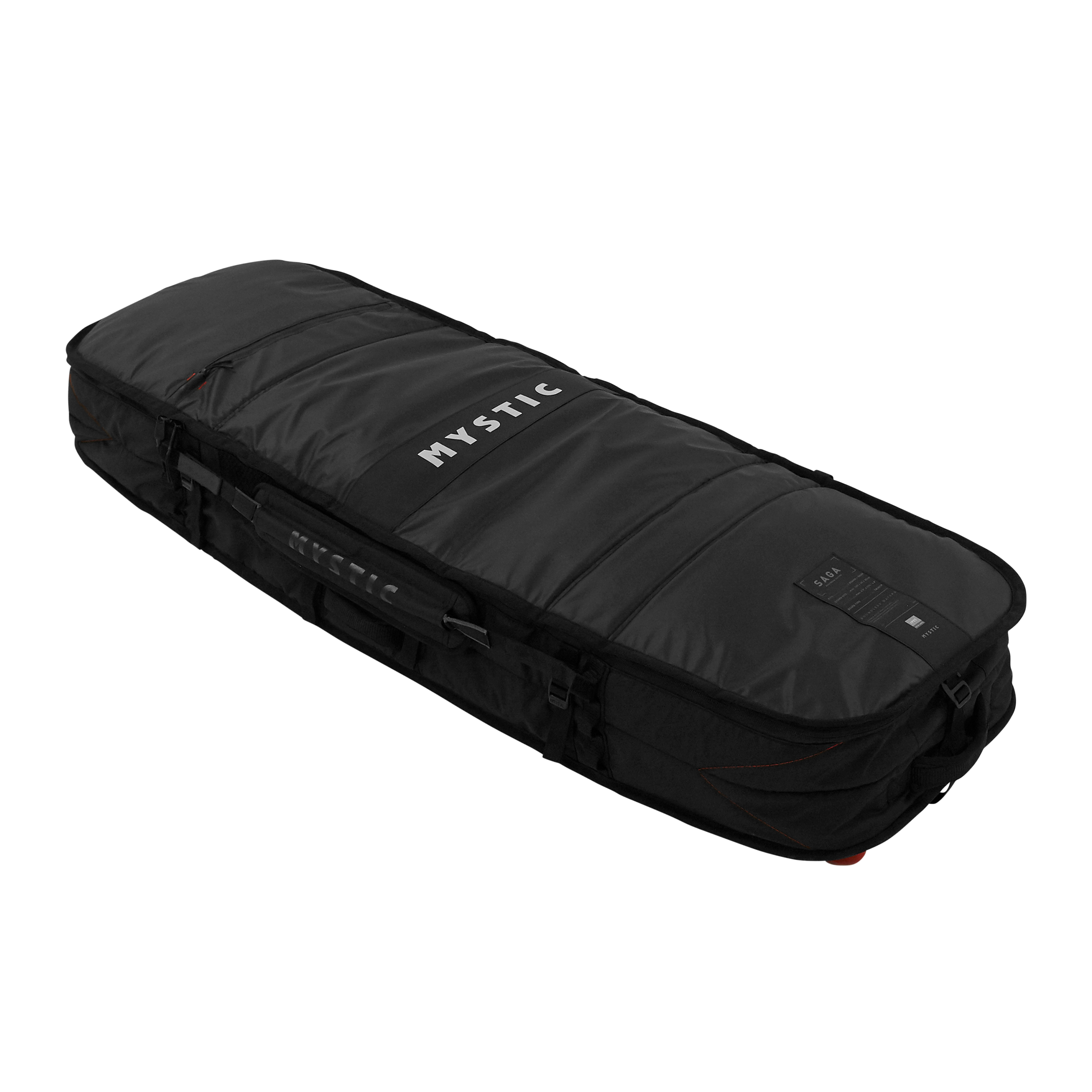 Mystic Saga housse boardbag noir roulettes protection