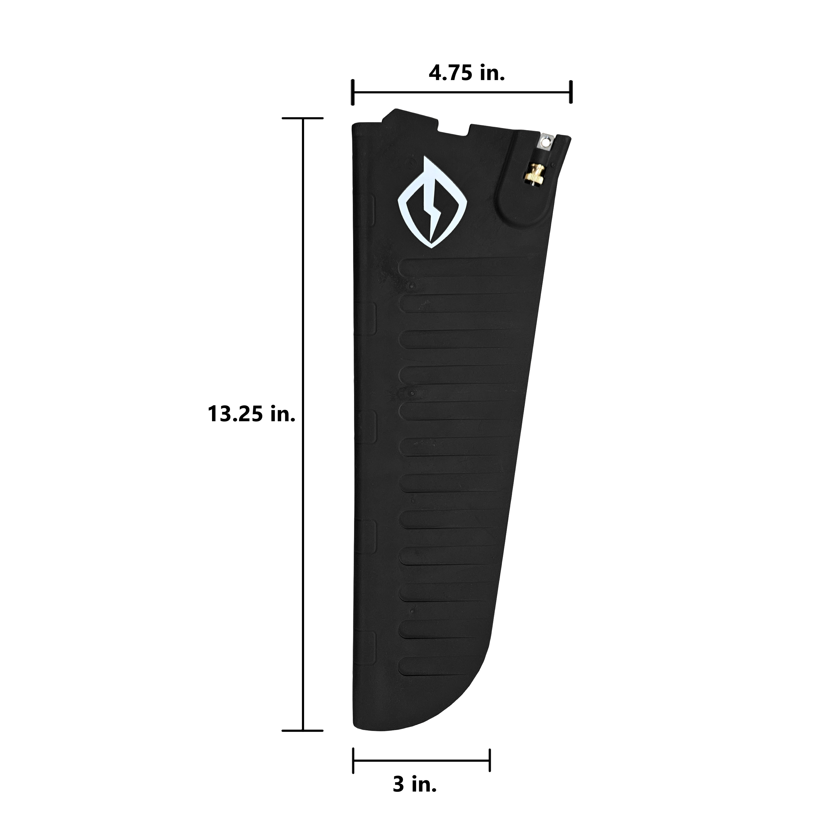 Lightning Speed Fin lot 2 ailerons 48 sq in + mâts