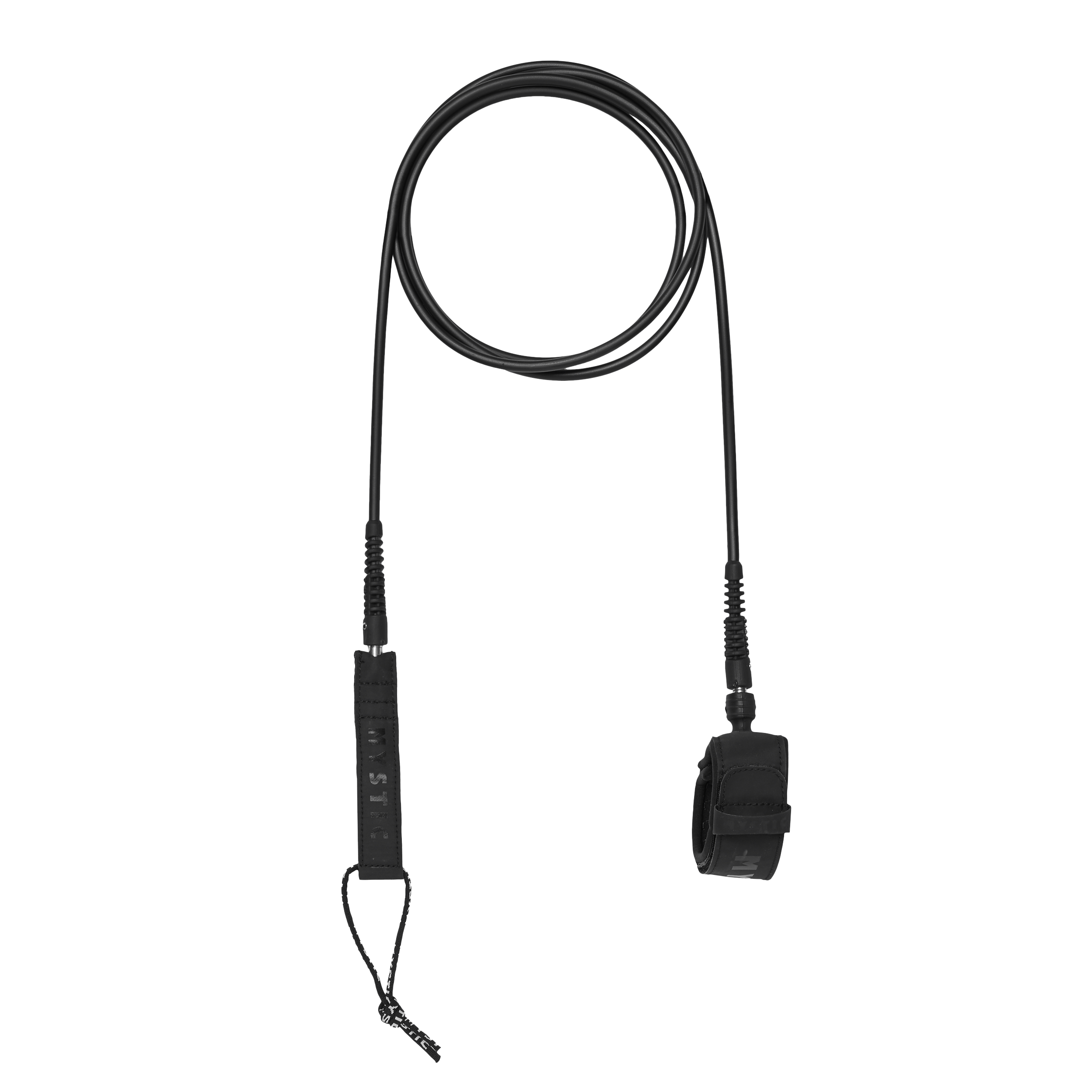 Mystic Surf leash surf 6ft noir cordon anti-nœuds