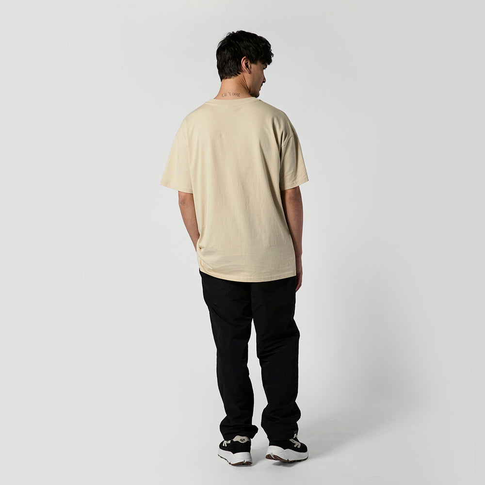 Mystic Source Tee t-shirt sable oversize coton
