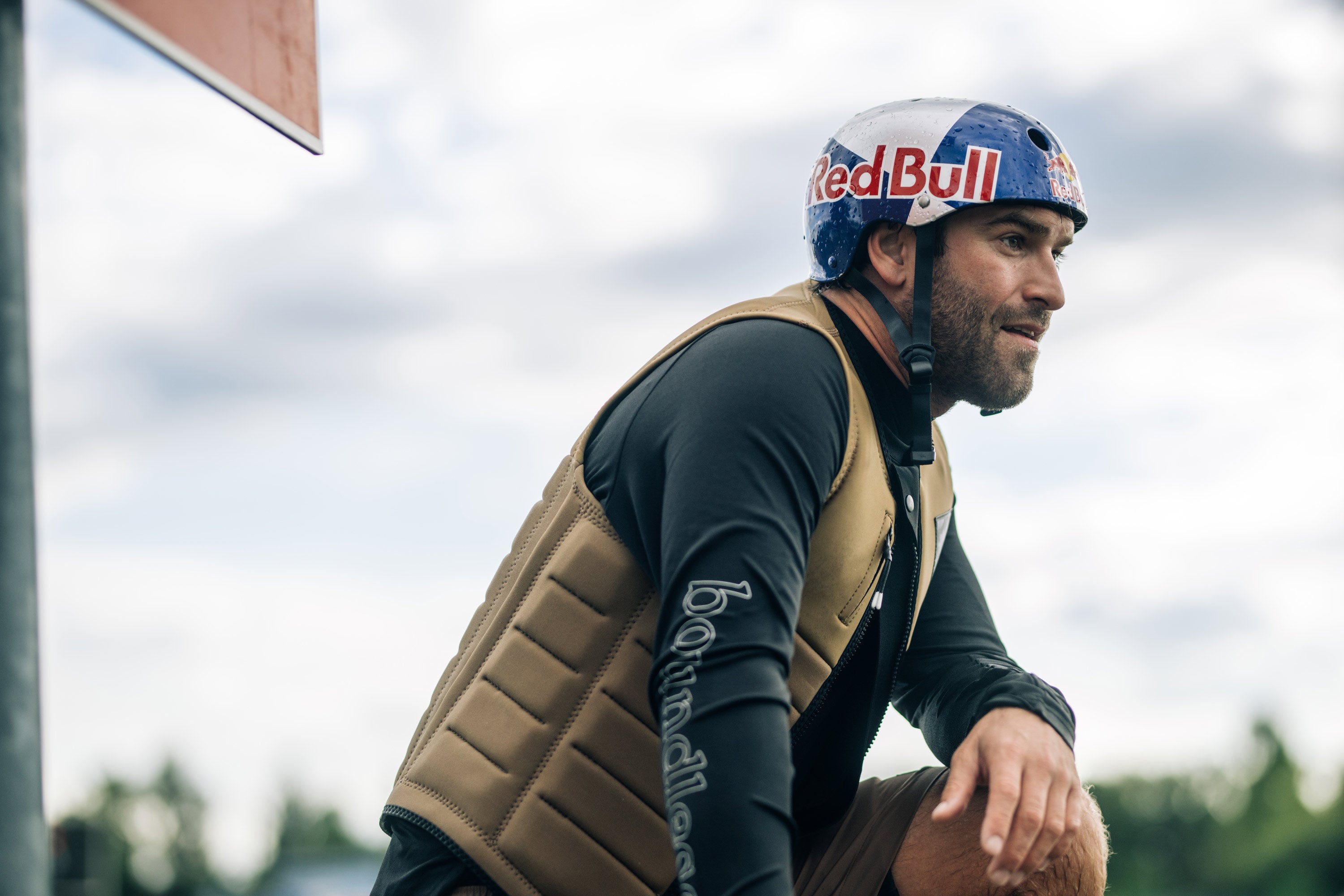 Mystic The Dom Fzip Gilet Impact Wake Marron
