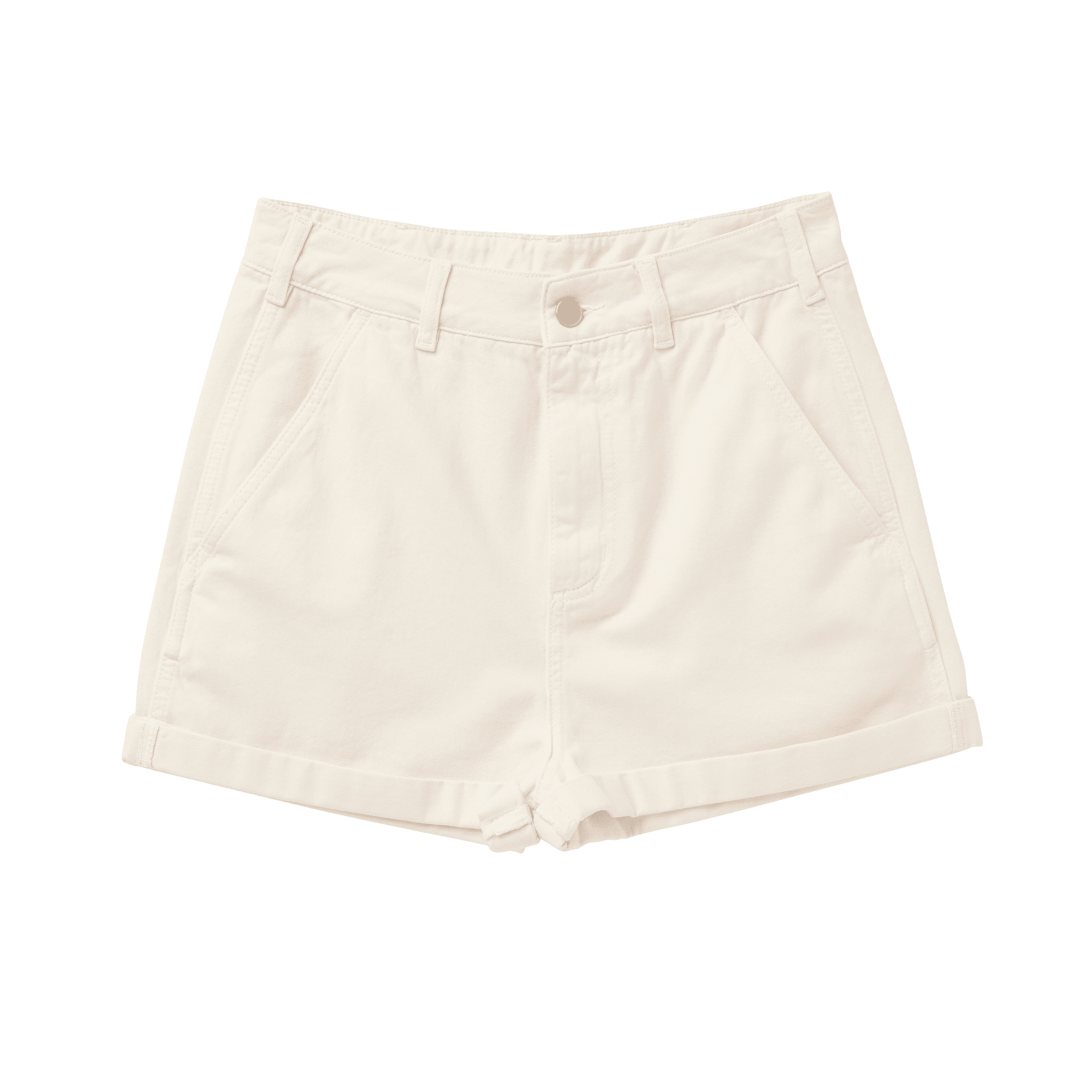 Mystic Island Short short femme taille haute coton