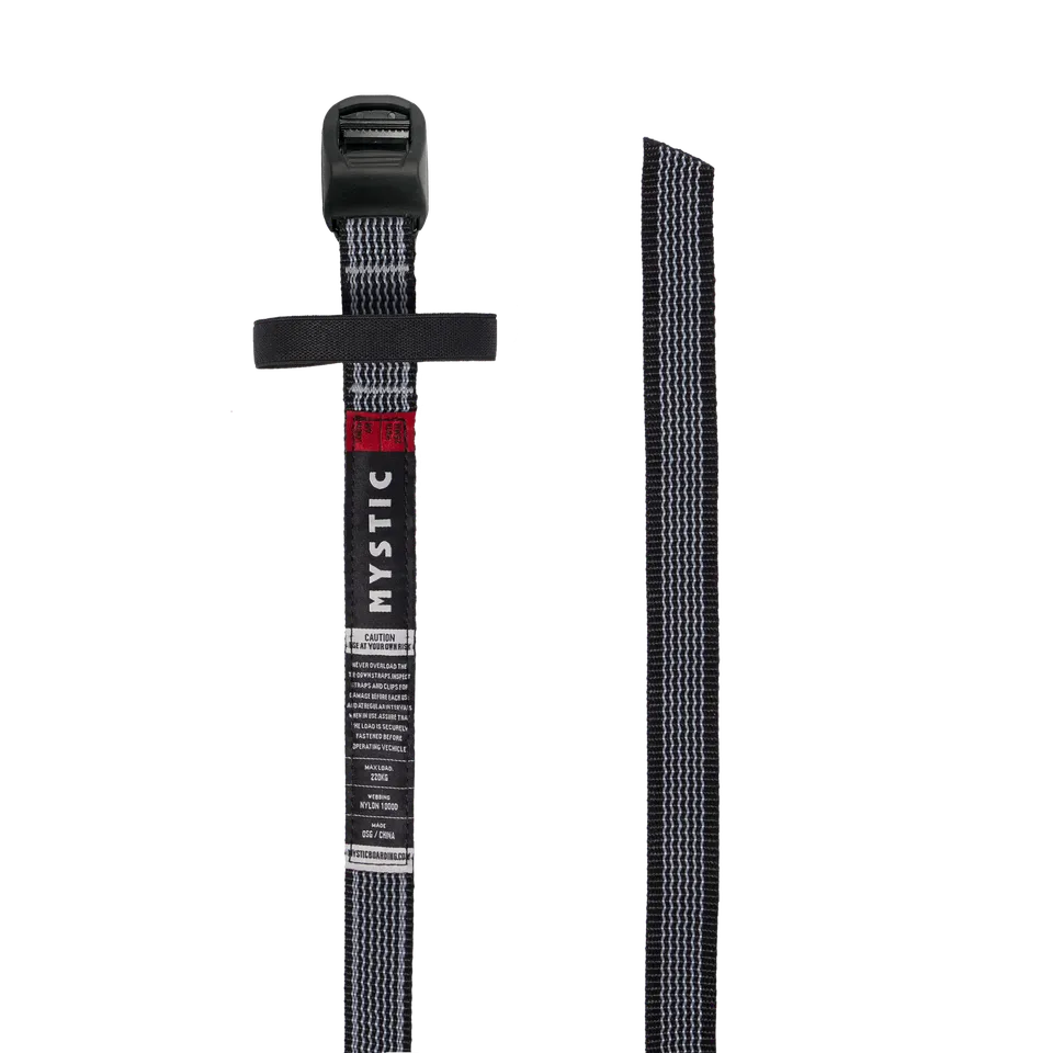 Mystic Rackstrap Set sangles galerie toit noir 2 pièces