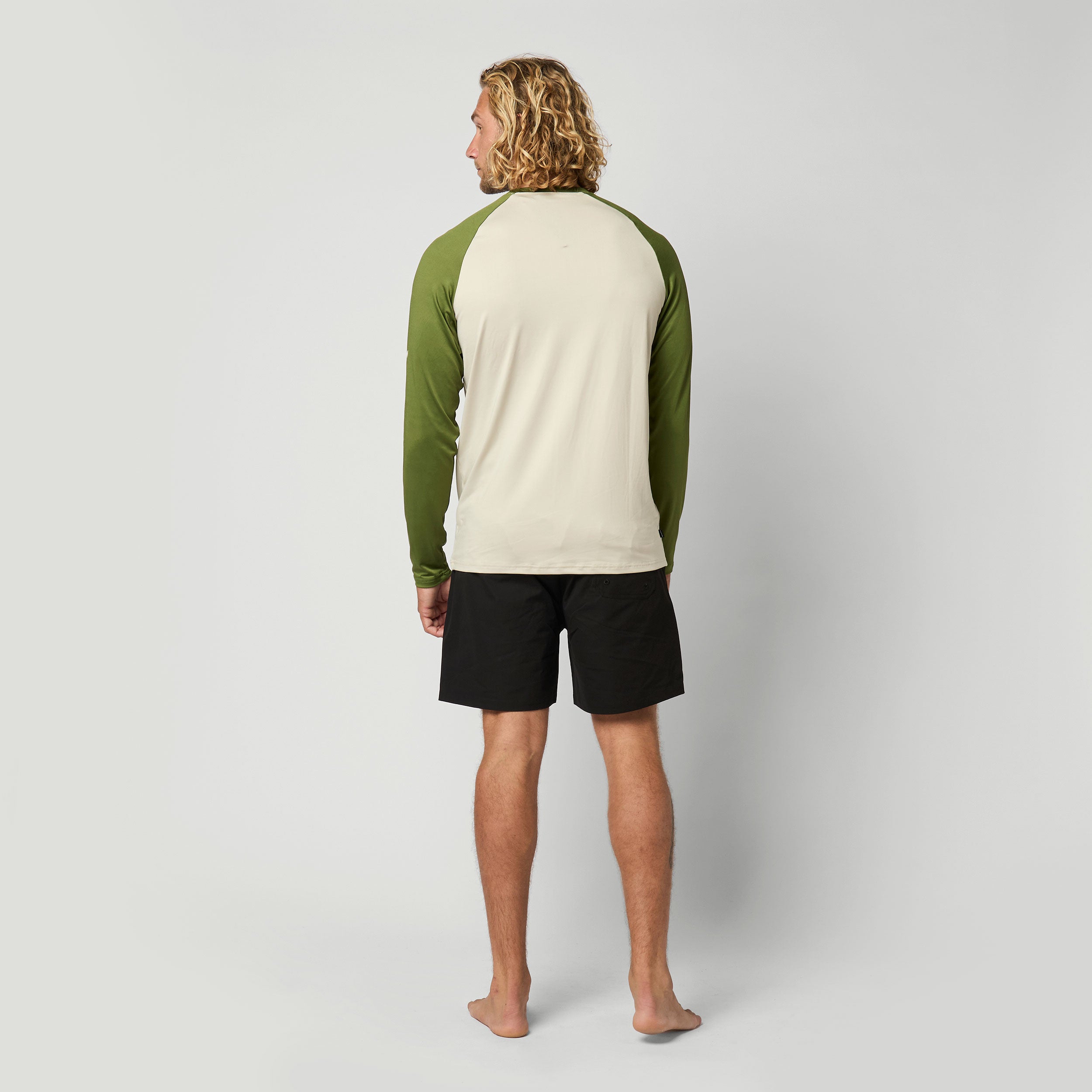 Mystic Bolt L/S Quickdry lycra homme blanc bleu