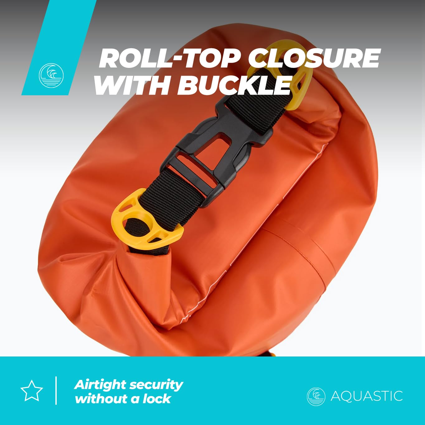 AQUASTIC Sac Étanche 13 L PVC bleu bandoulière