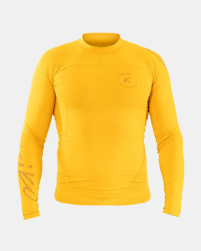 HIKO Shade V4 t-shirt anti-UV mustard yellow