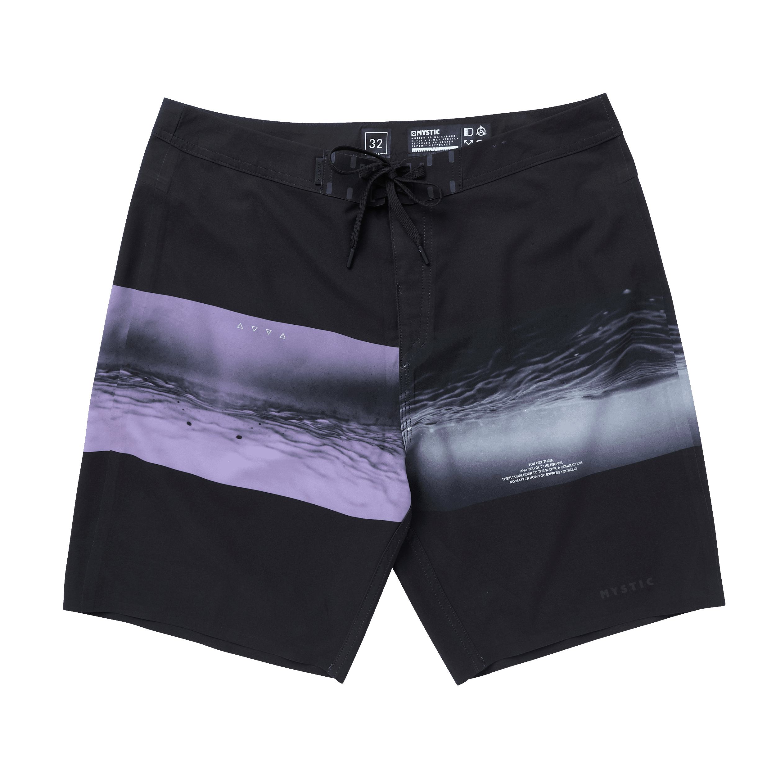 Mystic Region boardshort lilas 32