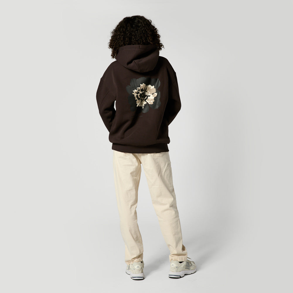 Mystic Heartsease Hood Sweat à capuche kaki pâle XL molleton