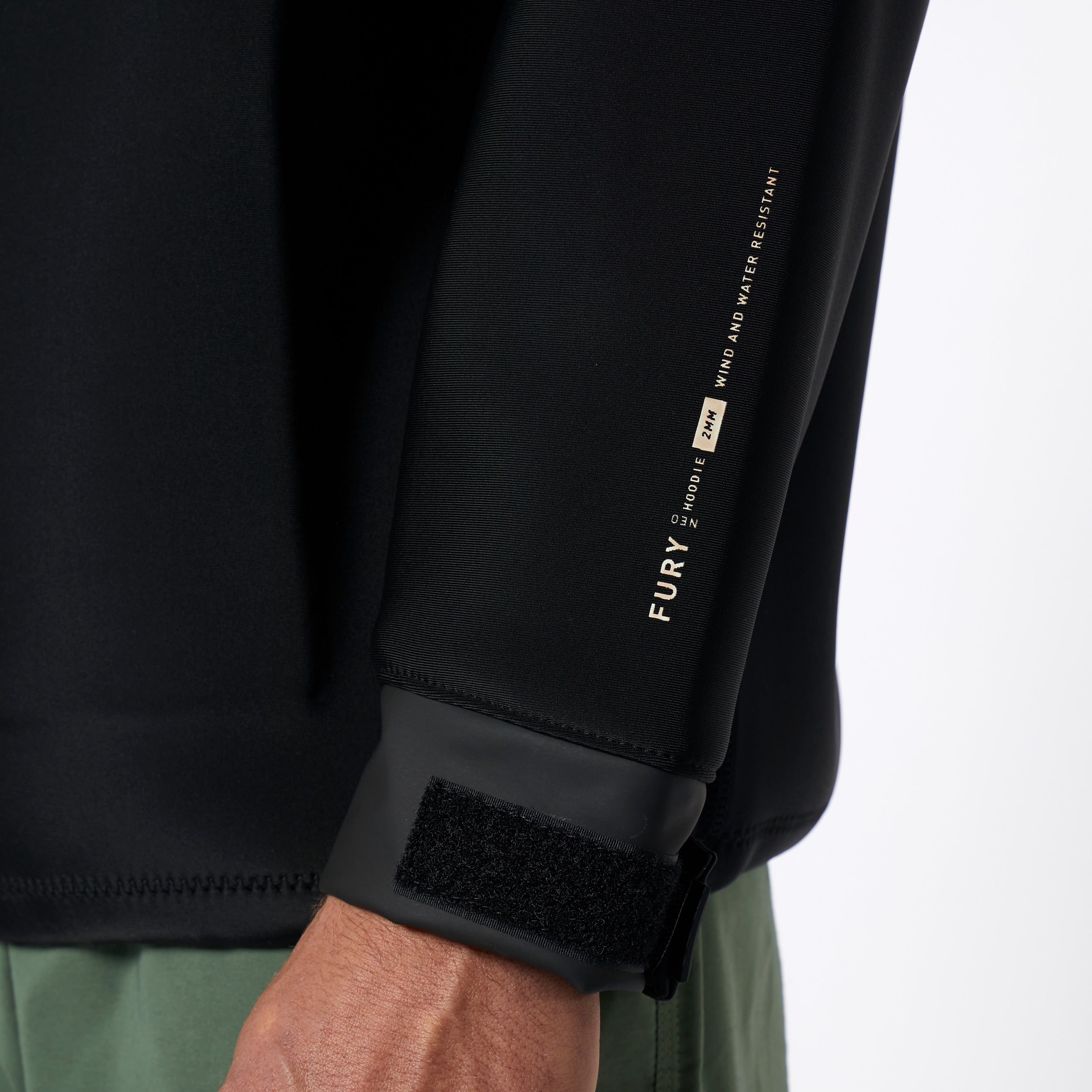 Mystic Fury Hoodie 3/2mm veste néoprène noir
