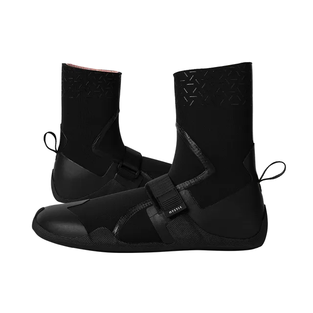 Mystic Roam Boot 5mm chaussons surf noir bout rond