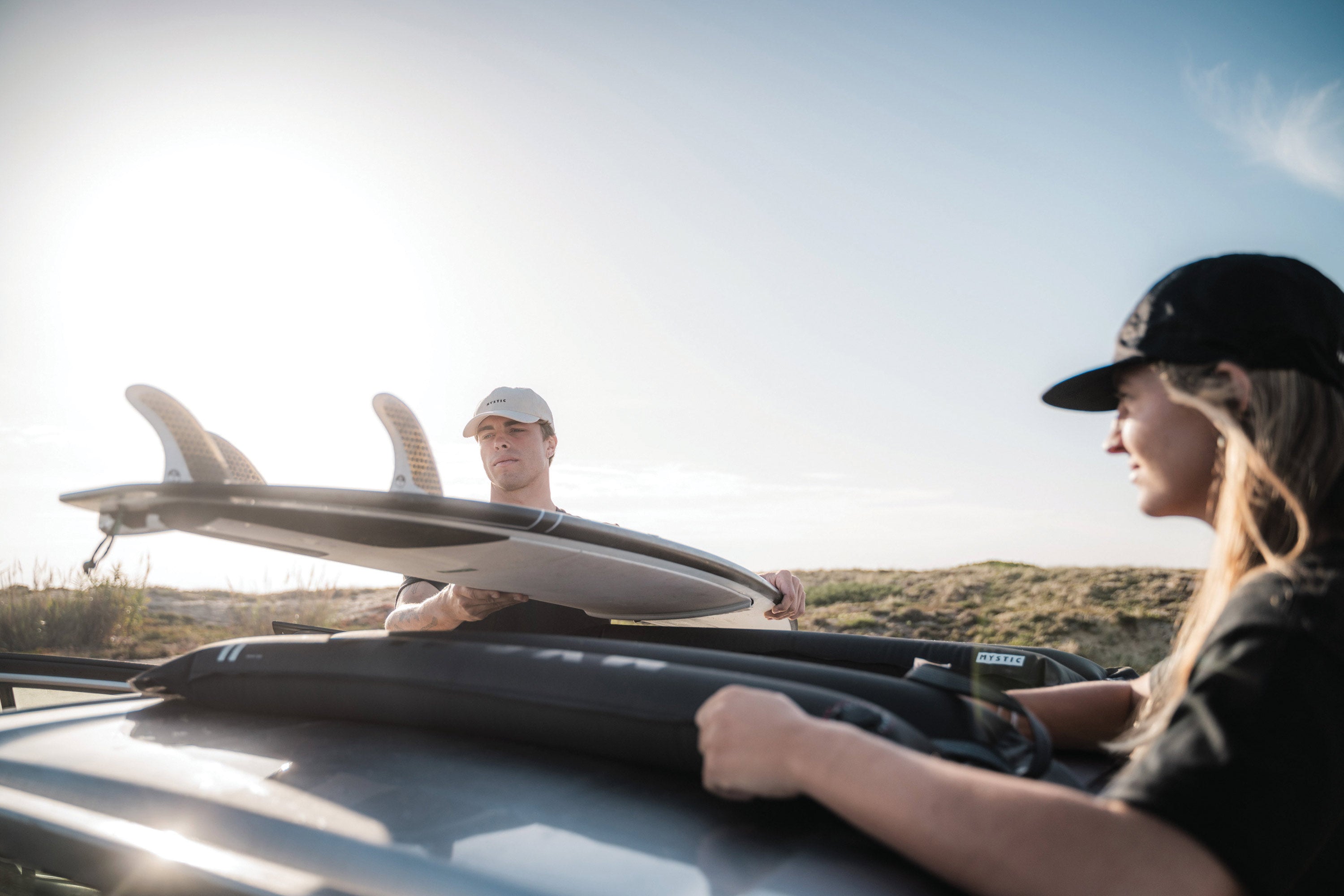 Mystic Roofrack System Single galerie gonflable noir O/S
