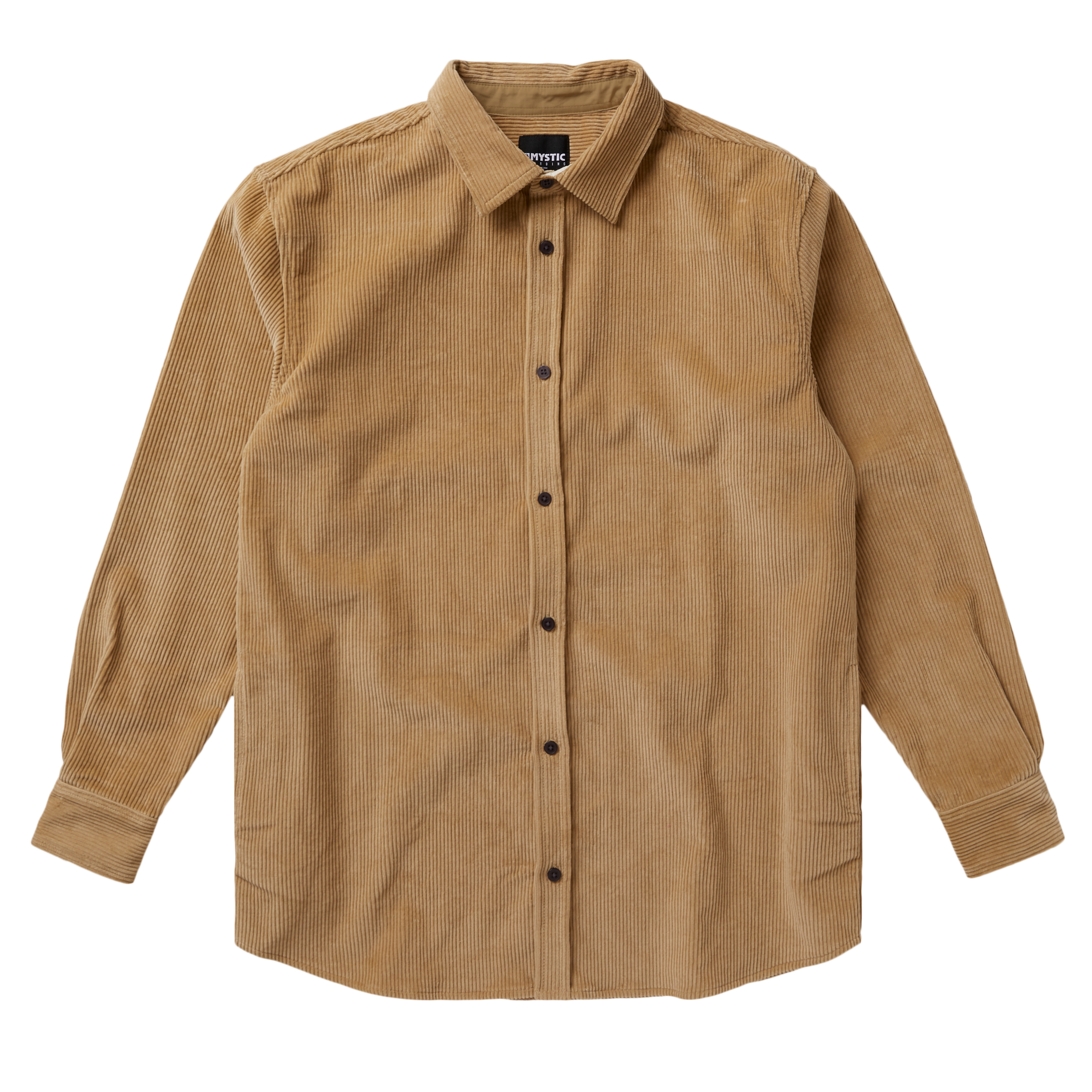 Mystic Corduroy chemise velours homme Marron M coton bio