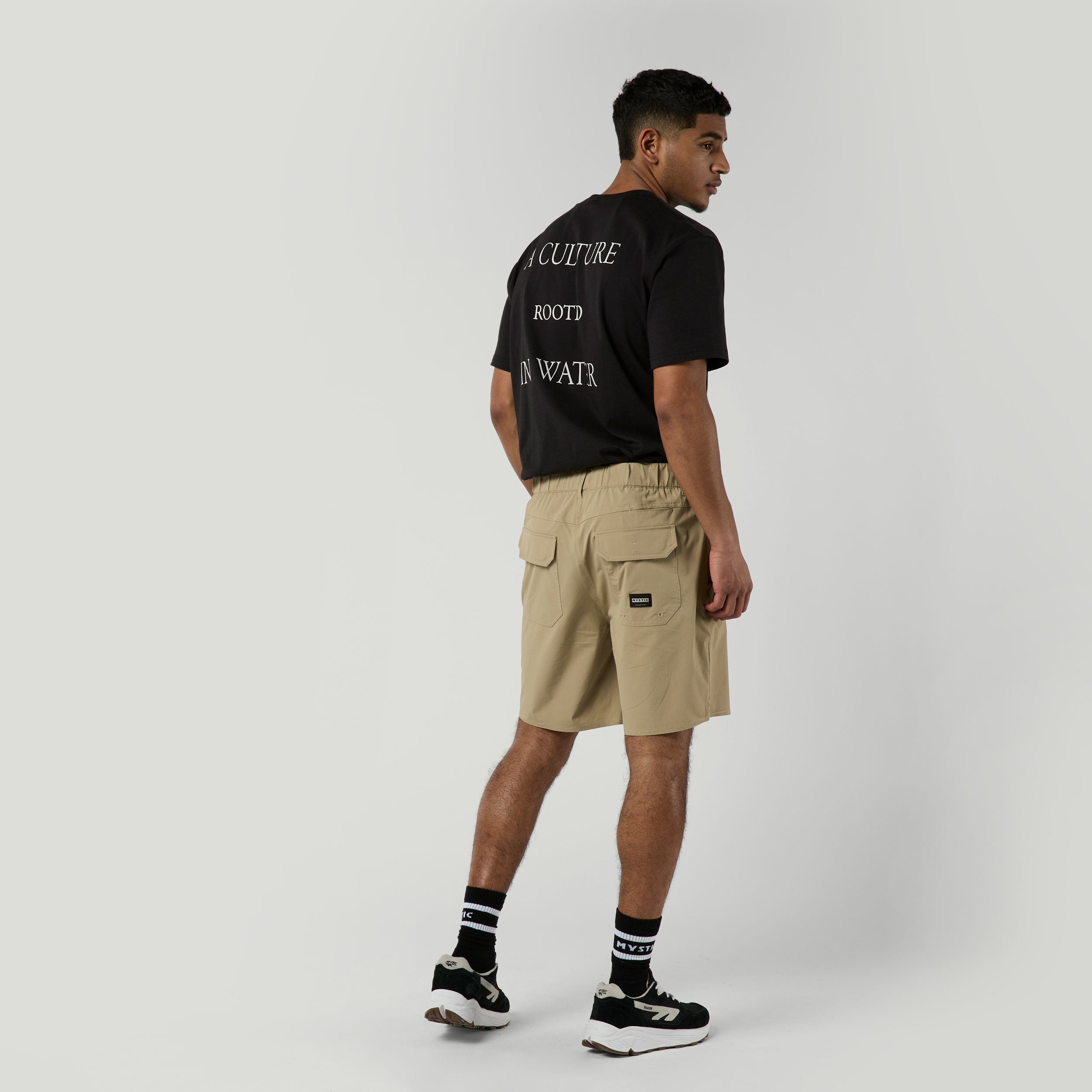 Mystic Endure Hybrid short homme stretch sable 19 pouces