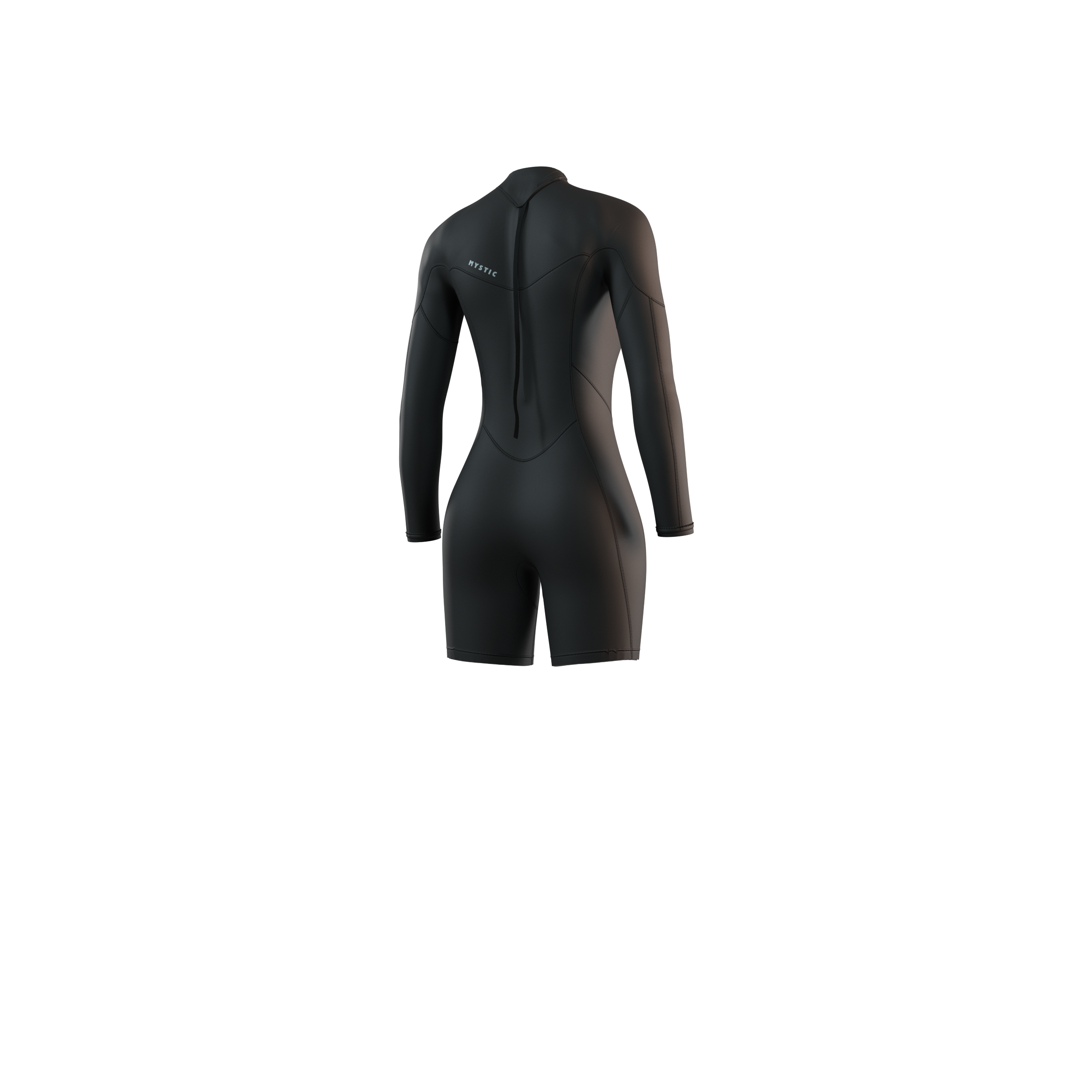 Mystic Brand Longarm Shorty 3/2mm Bzip combinaison femme noir