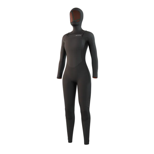 Mystic Gem Hooded Fullsuit 6/4/3mm combinaison femme noir