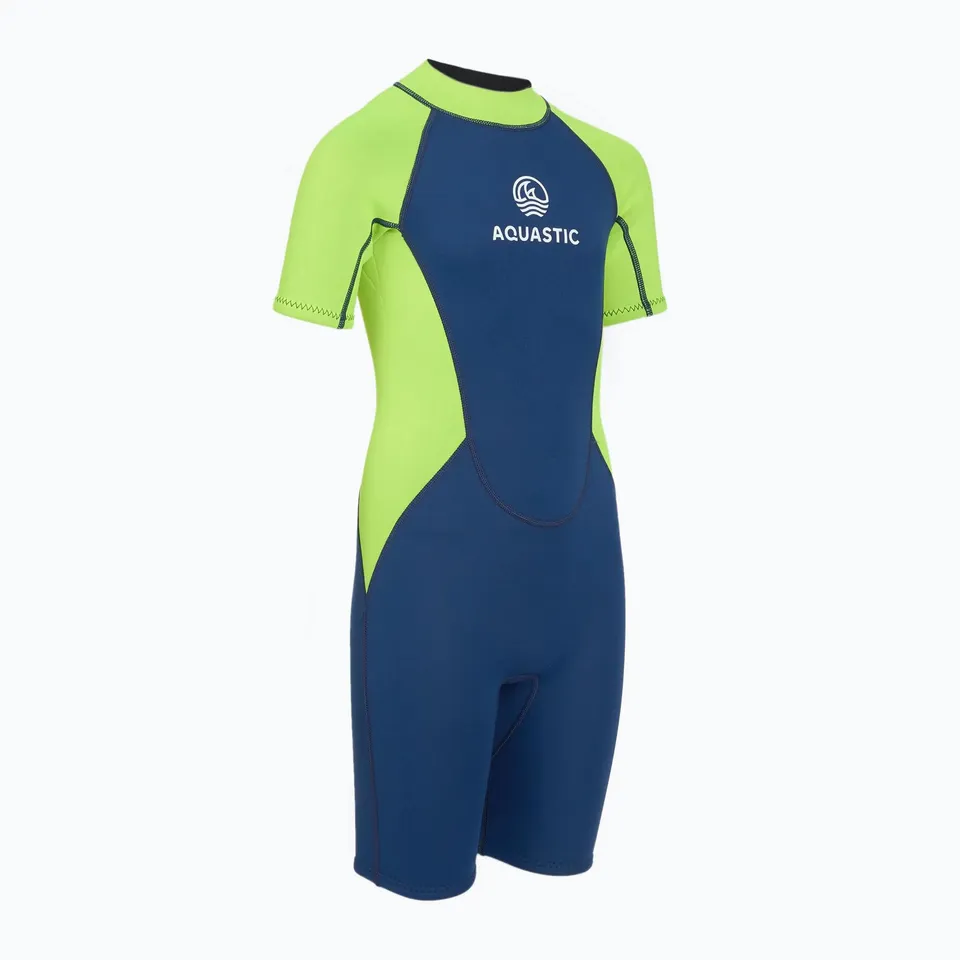 AQUASTIC Wavey JRG combinaison enfant turquoise 123-130 2 mm